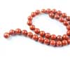 Natural Red Jasper Smooth Round Ball Beads Strand Length 12 Inches and Size 8mm approx.